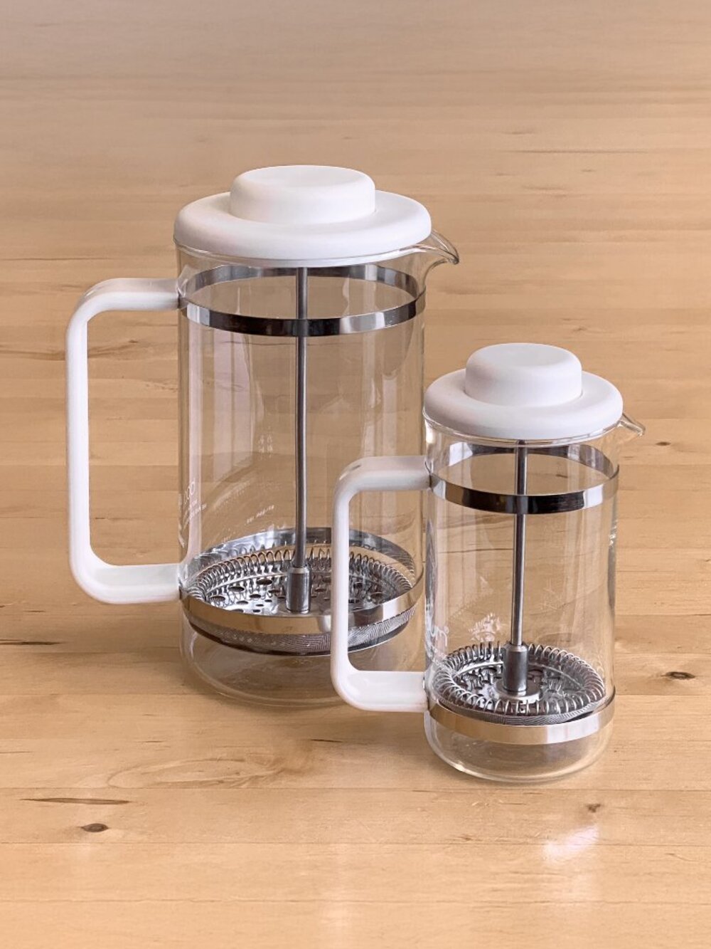 Vintage Classic Bodum Bistro 8-cup + 3-cup French Press Coffee Maker Set